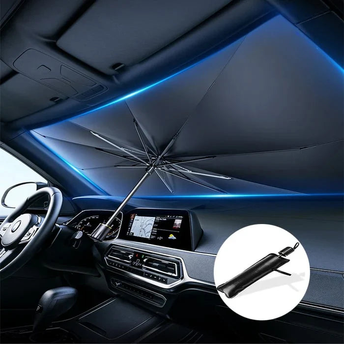 Foldable Reflective Car Umbrella for Sun Heat Protection