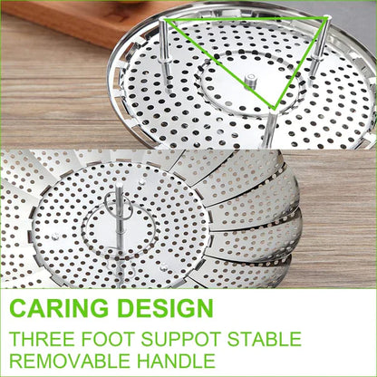 Stainless Steel Folding Premium Steamer Basket