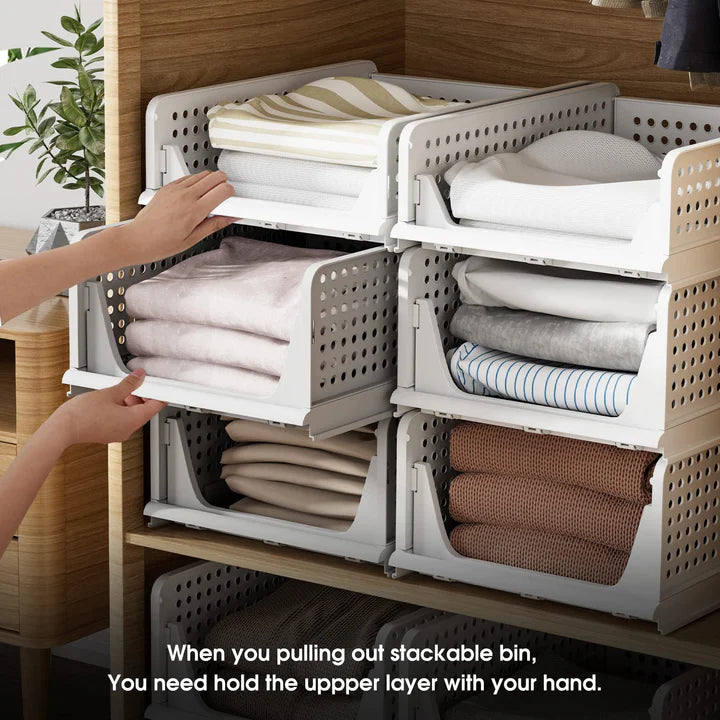 Foldable and Stackable Drawer Organizer | Premium Quality