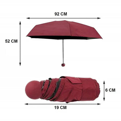 FOLDABLE POCKET CAPSULE UMBRELLA