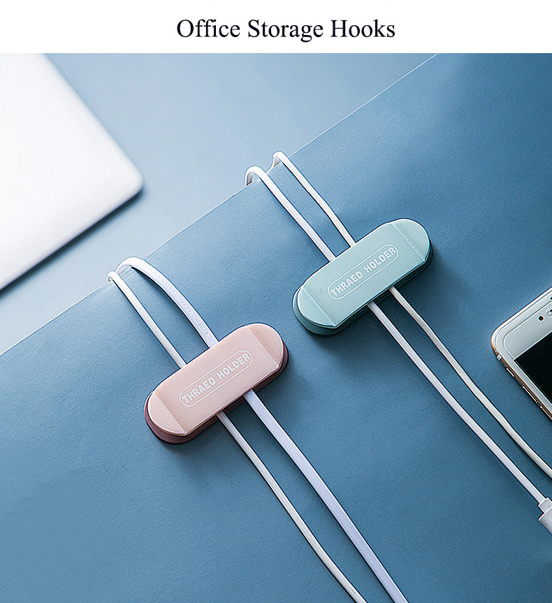 Cable Organizer Plug Holder (MULTICOLOR)