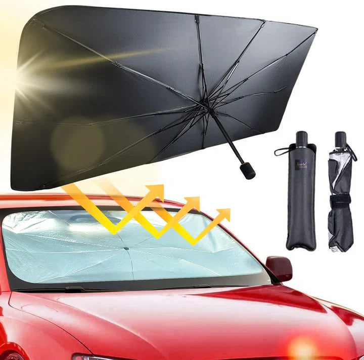 Foldable Reflective Car Umbrella for Sun Heat Protection